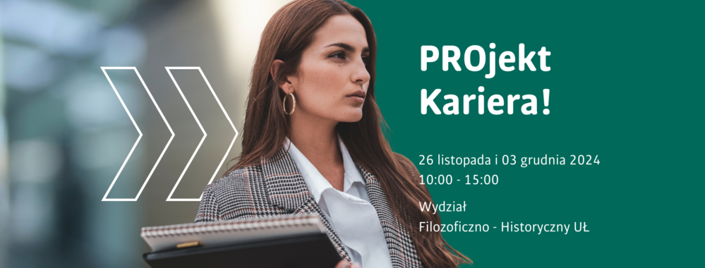 Grafika promująca program Biura Karier UŁ