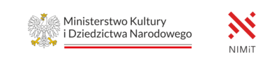 Grafika z logotypem Ministerstwa Kultury i Dziedzictwa Narodowego